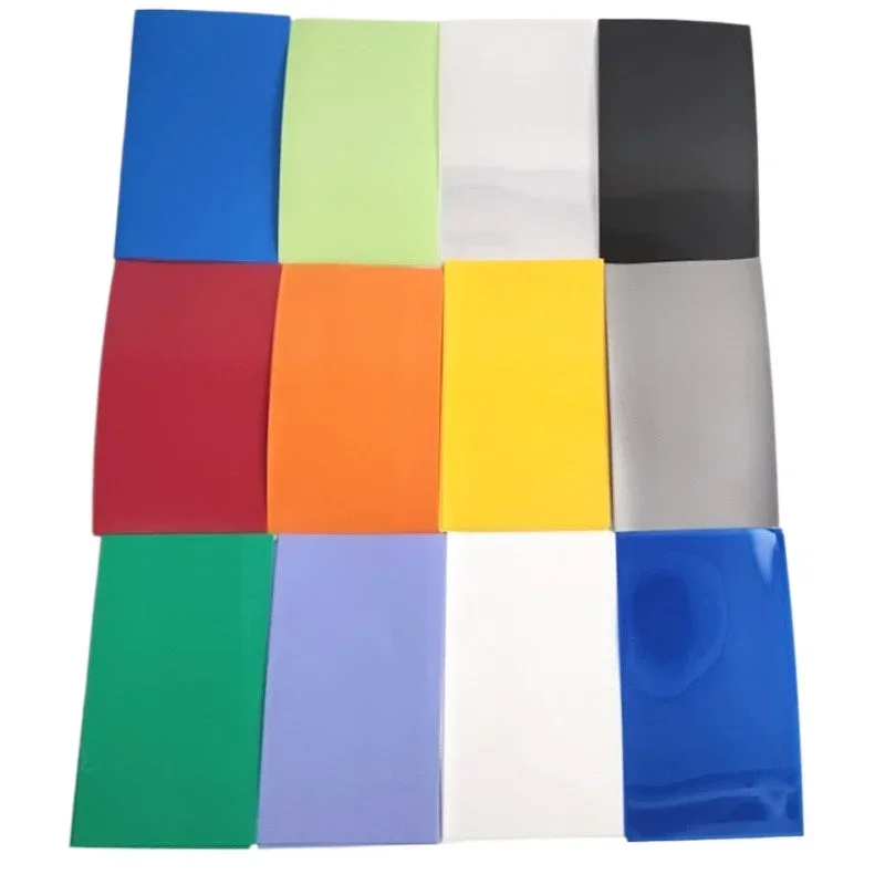 10Pcs 26650 Lithium Cell PVC Heat Shrinkable Sleeve Battery Skin Heat Shrink Wrap Film