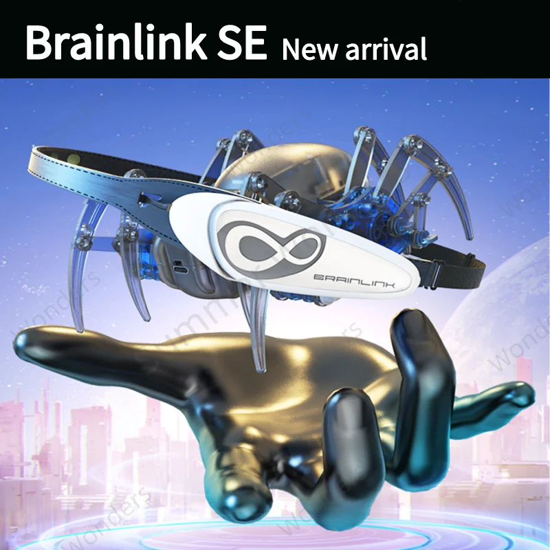 New Brainlink SE Brainwave Spider Toys Long Endurance Mindwave Headband Mind Control DIY Kit Steam Education Set for Children