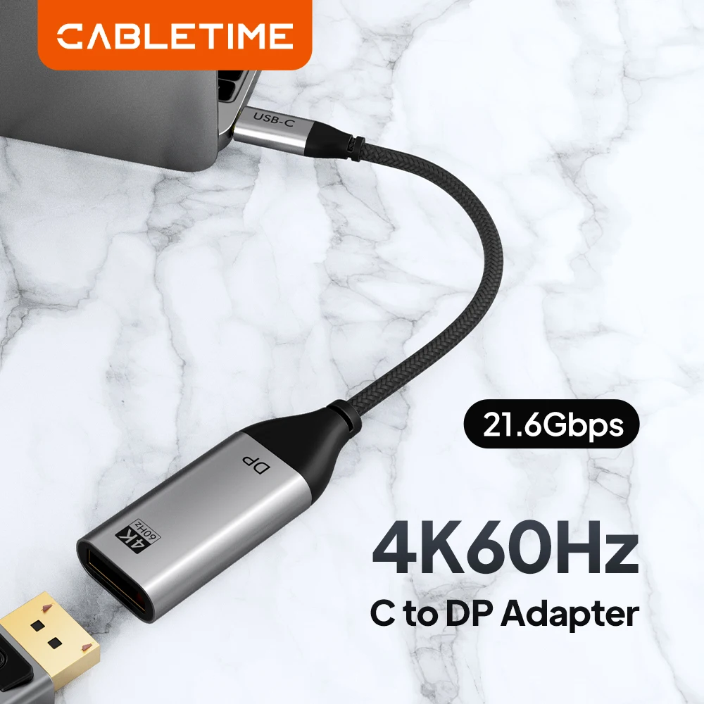 adaptador-cabletime-usb-c-para-displayport-4k-60hz-conversor-usb-31-tipo-c-para-dp-para-laptop-pc-macbook-air-dell