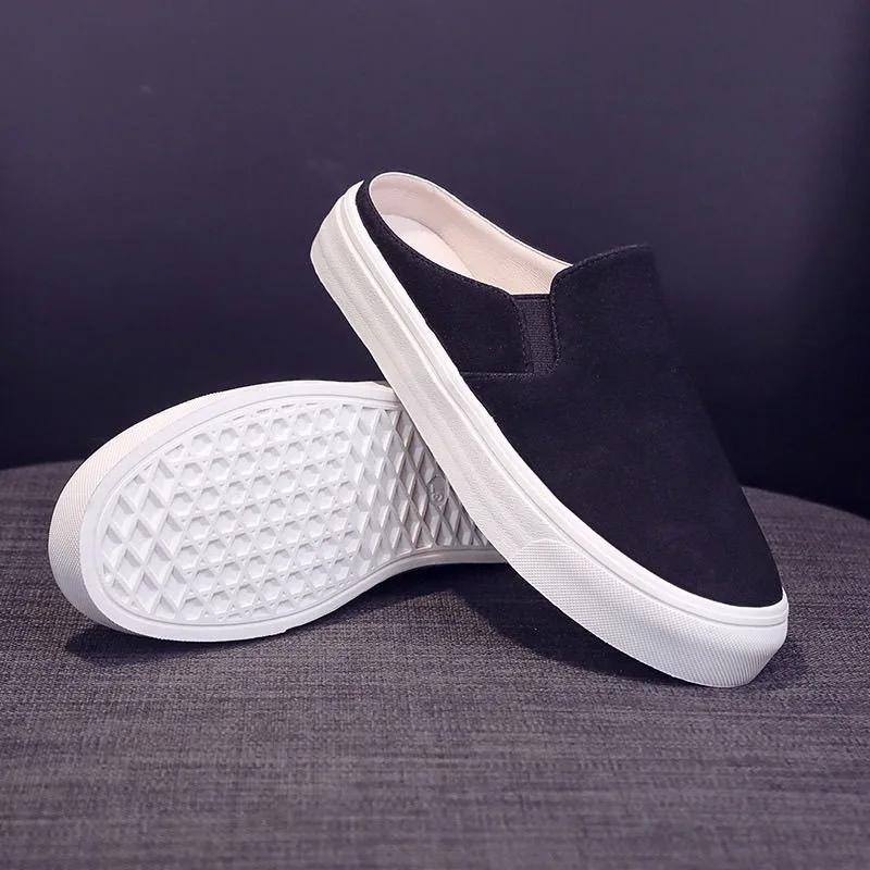 unisex casual shoes black mules slippers dames designer shoes woman loafers fashion slides zapatillas de casa mujer