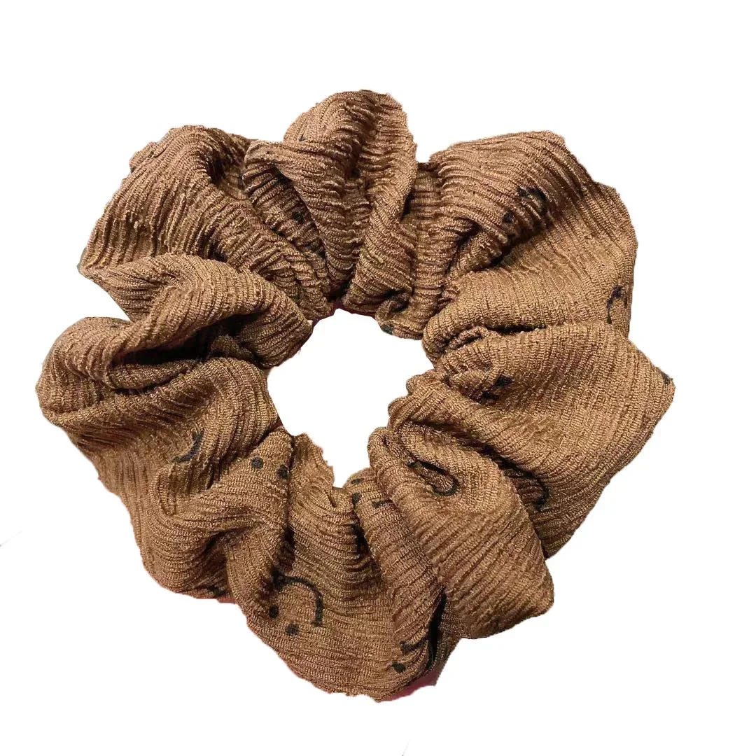 Super Kawaii Smile Face Hair Scrunchie Brand Quality Japan Harajuku Hair Accessories Oversized Big Hair Bands Rope Cute Chouchou