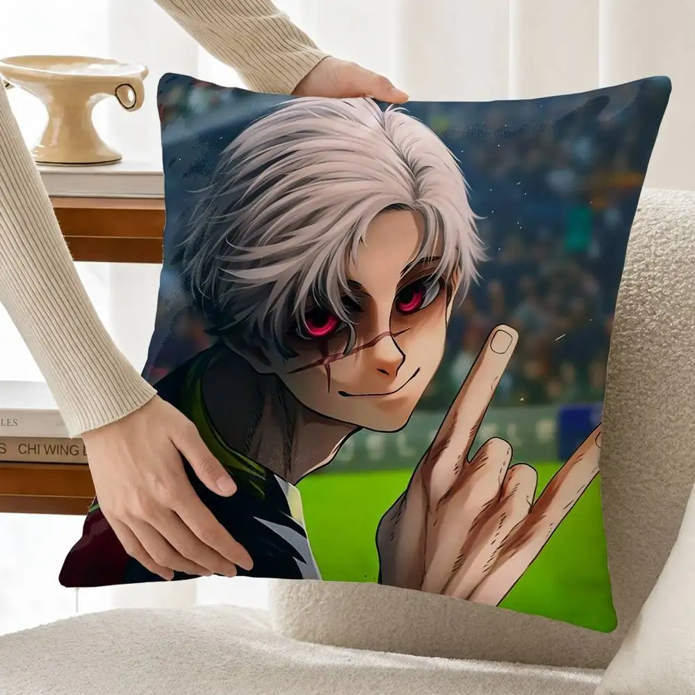B-L Anime B-Bunny I-Iglesias Customizable Square Cushion Cover Double Sided Print Pillow Case