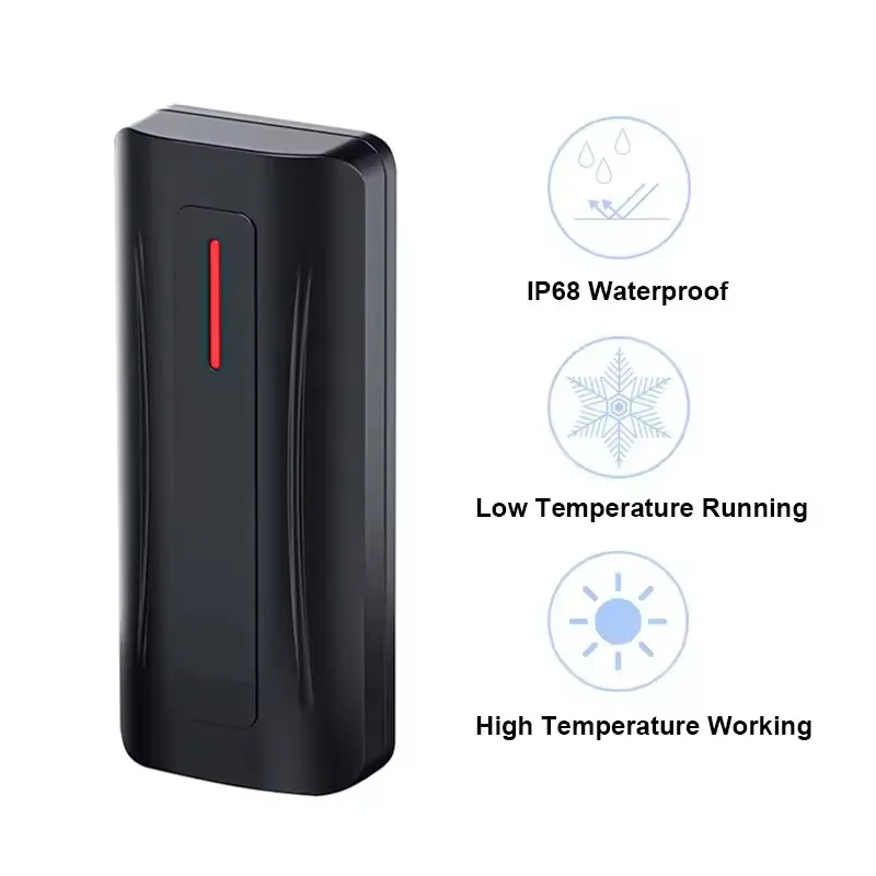 Wiegand Wg26 Wg34 IP68 Waterproof RFID IC Card Reader Proximity13.56Mhz IC for Access Control System