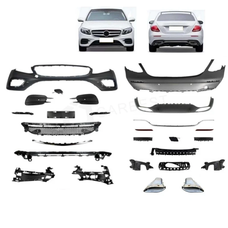 

2016-2019 E-Class W213 Front Rear Bumper Cover Set OEM 2138852700 For Sedan Body Parts Replacement for E200 E220 E300 E350 E400