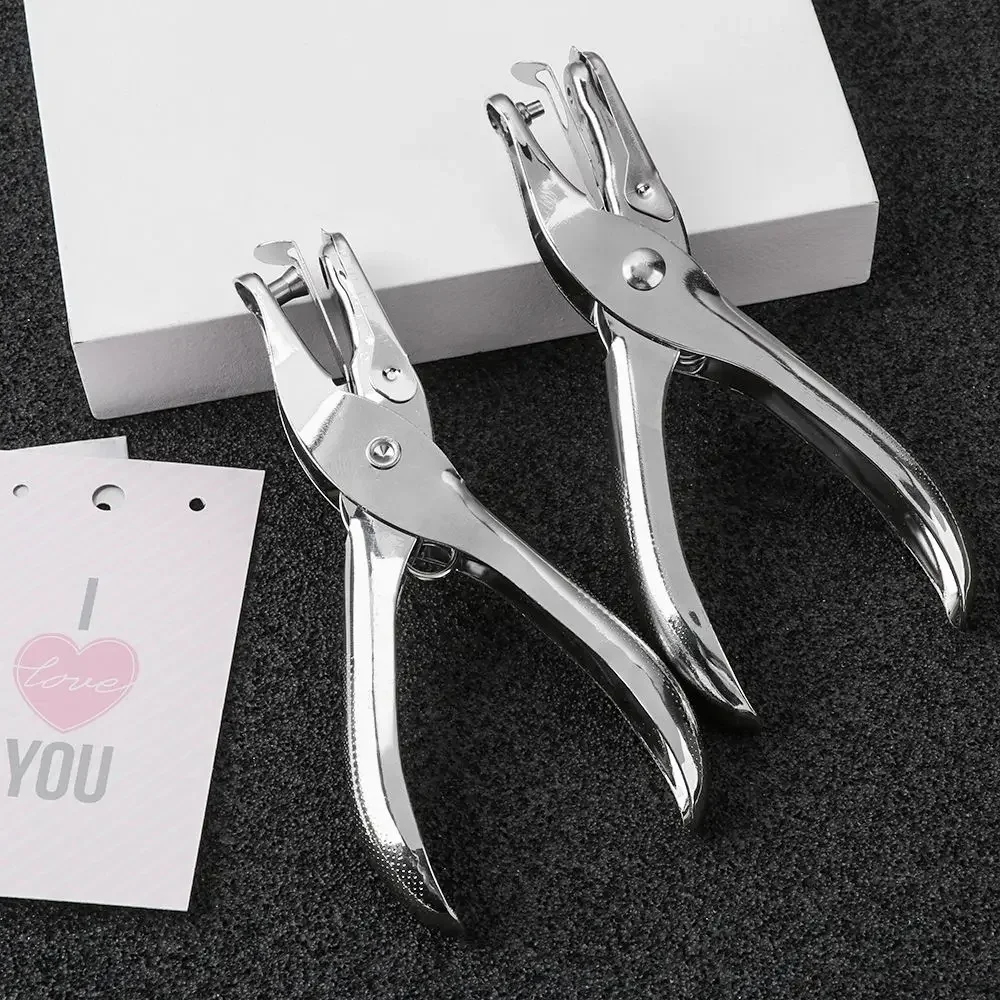 

1 Pc Metal 3/6mm Pore Diameter Punch Pliers Single Hole Puncher Hand Paper Scrapbooking Punches 1-8 Pages Paper Hole Puncher