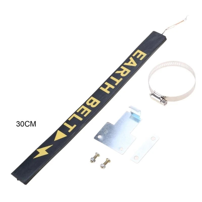 

JU64 Auto Car Triangle-shaped Grounding Current Antistatic Metal Electrostatic Belt Prevents Accident Warning Reflective Tape