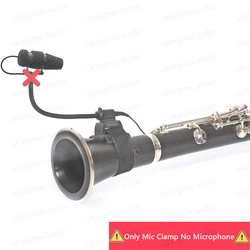 Adjustable Instrument Microphone Clamp For Clarinet & Flute Applicable to DPA 4099 Orchestral Instruments Microphone Holders