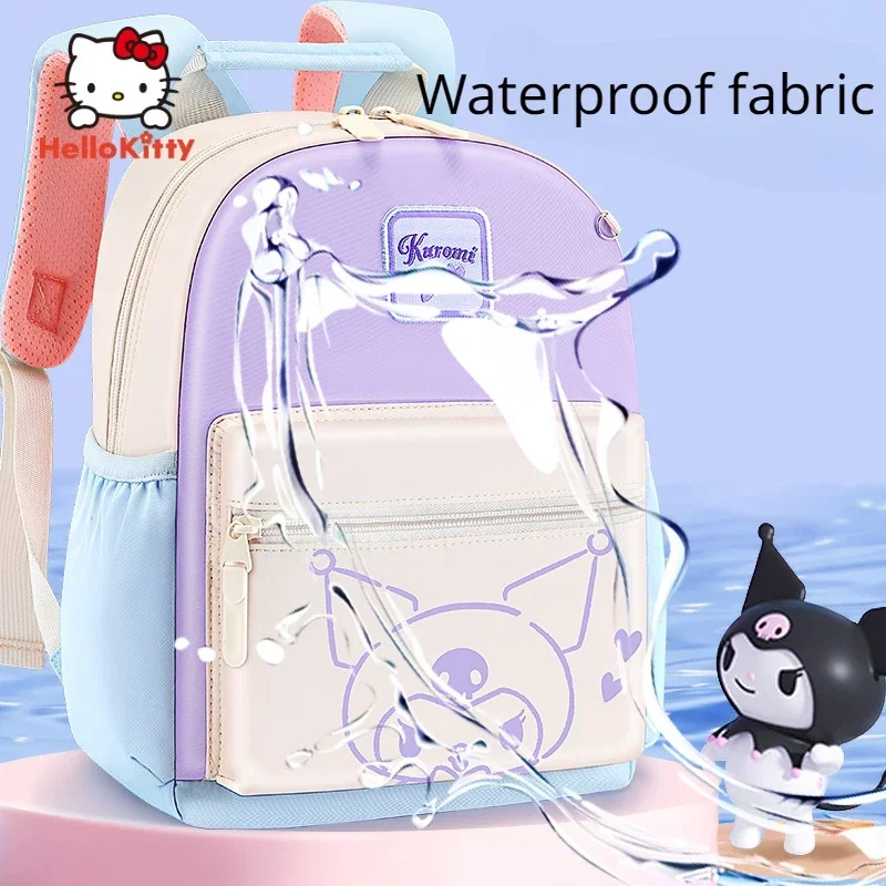 Sanurgente Hello Kitty Cartable pour filles d'école primaire, Clow M, Nouveau sac à dos pour enfants Hellokitty Cinnamoroll Babycinnamoroll, 2023