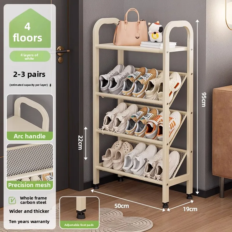 The shoe rack is simple, and the shoe cabinet at the door of the home is a new multi-storey dormitory with large-capacity shoes