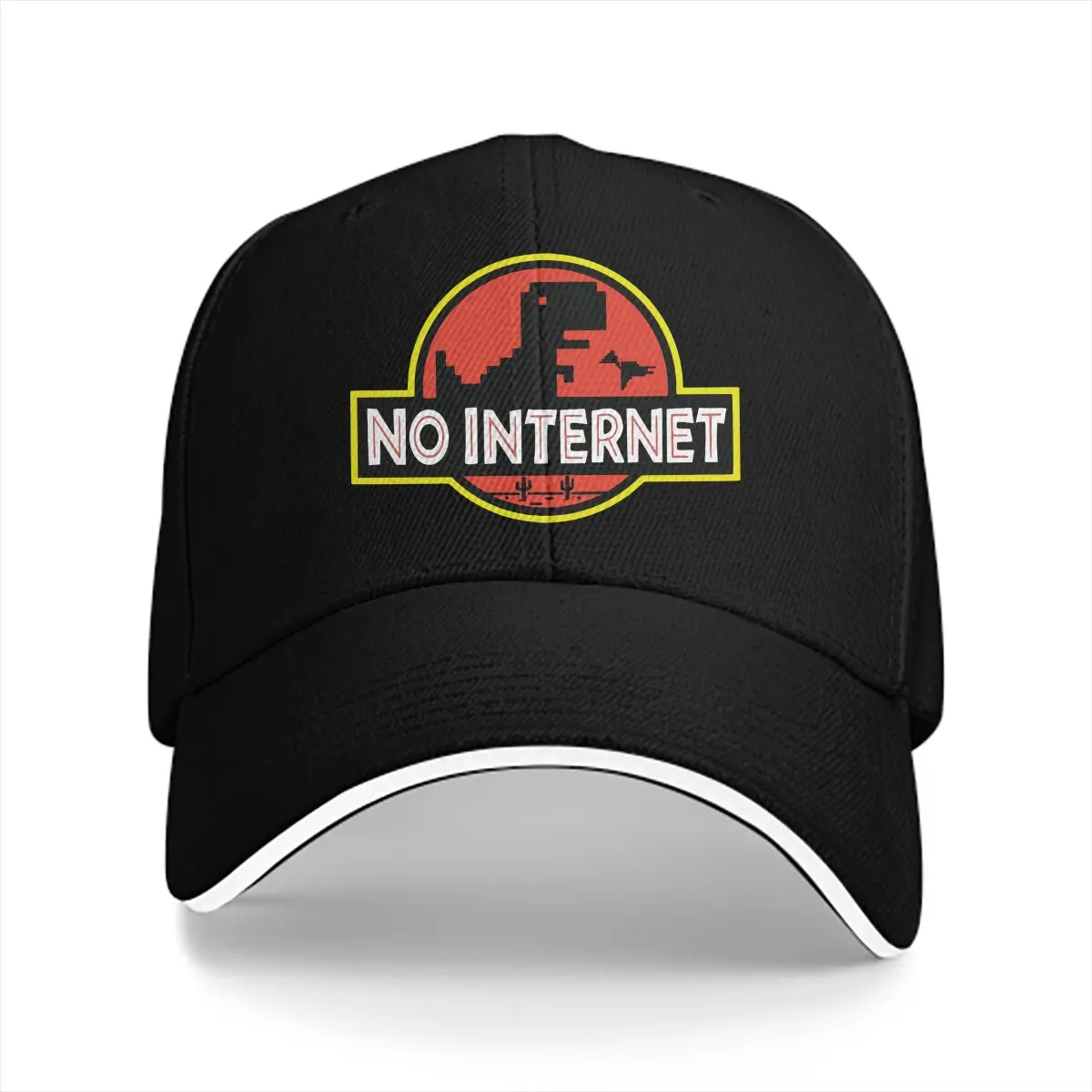 No Internet Men Baseball Caps Peaked Cap Sun Shade Cycling Hat Kali Linux Root Programmer Computer Code