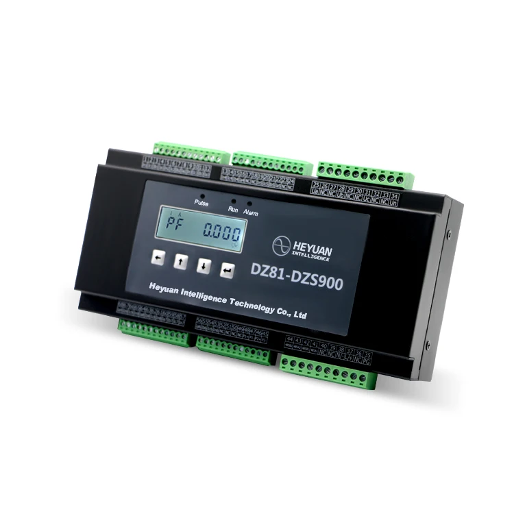 Smart RS485 Modbus Digital Energy Multi Branch Circuit Power Meter CE LCD Digital Only Din Rail Mounted