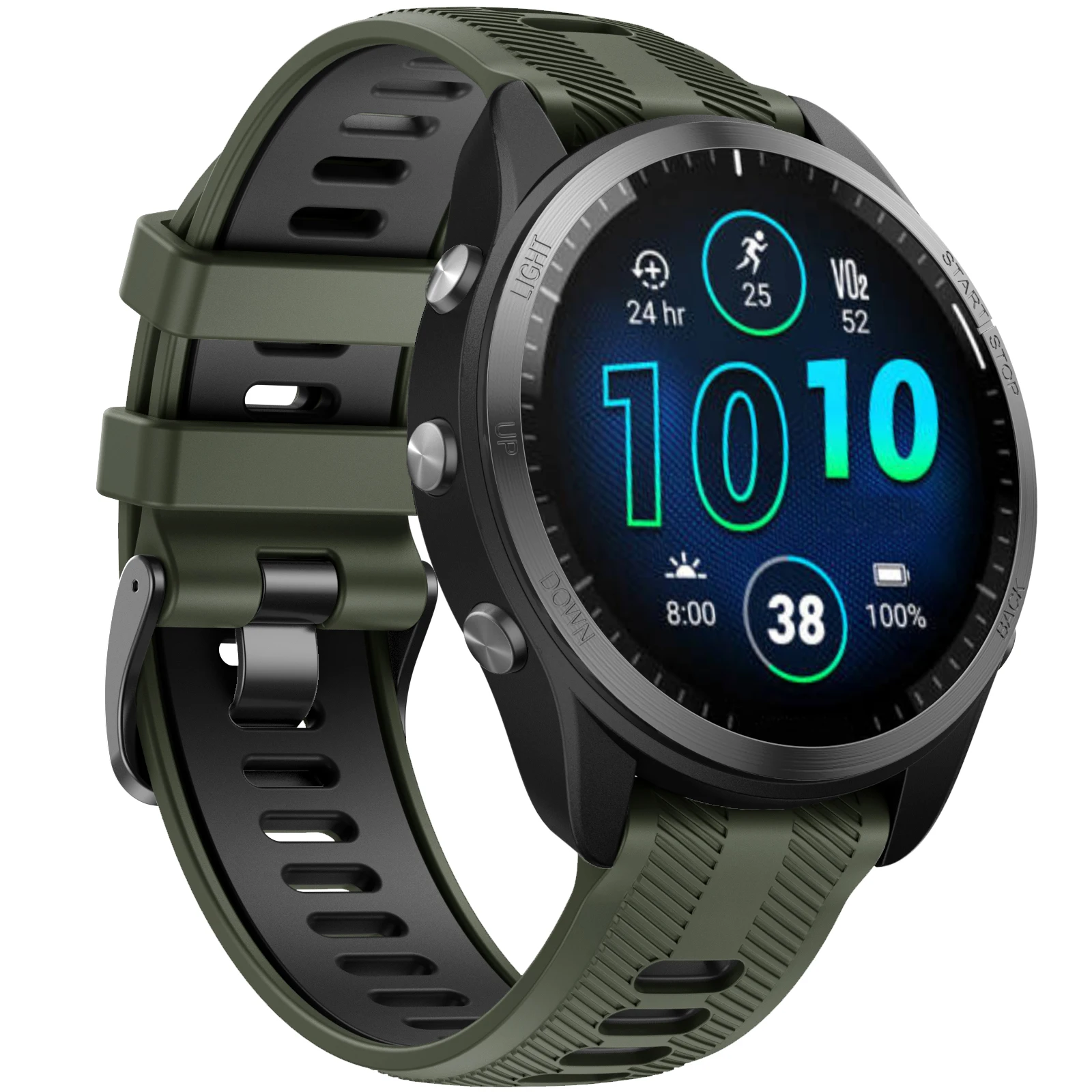 22 mm für Garmin Offizielles Silikonband Easy Fit Armband für Forerunner 955/945 Original Armband Forerunner 965 Uhrengürtel Istinct1 2 – Detail 6
