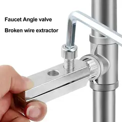 Stripped Screw Extractor Set 1/2 3/4 Inch Valve Faucet Wire Extractor Broken Bolt Remover Damaged Water Pipe Removal Tool