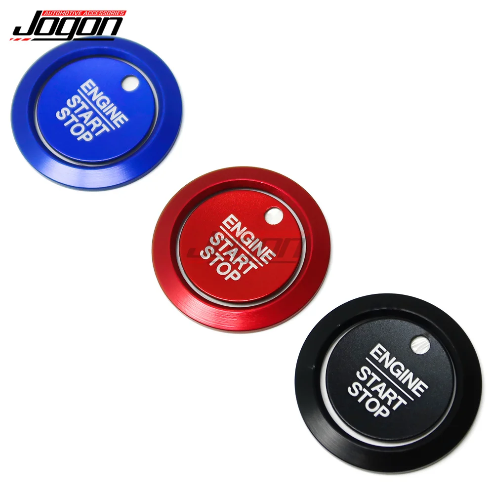 Car Engine Start Stop Switch Button Overlay Cover Trim For Ford F-150 Fusion Explorer Focus Edge Taurus Car Stickers Accessories