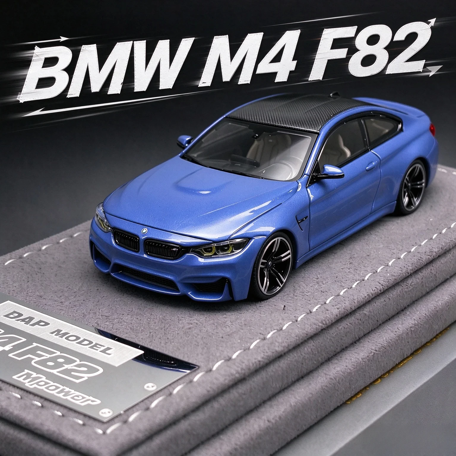 DAP Model 1/64 BMW M4 F82 Diecast Car Model Alloy Simulation Collection Toy Gift For Boys#peetyeee