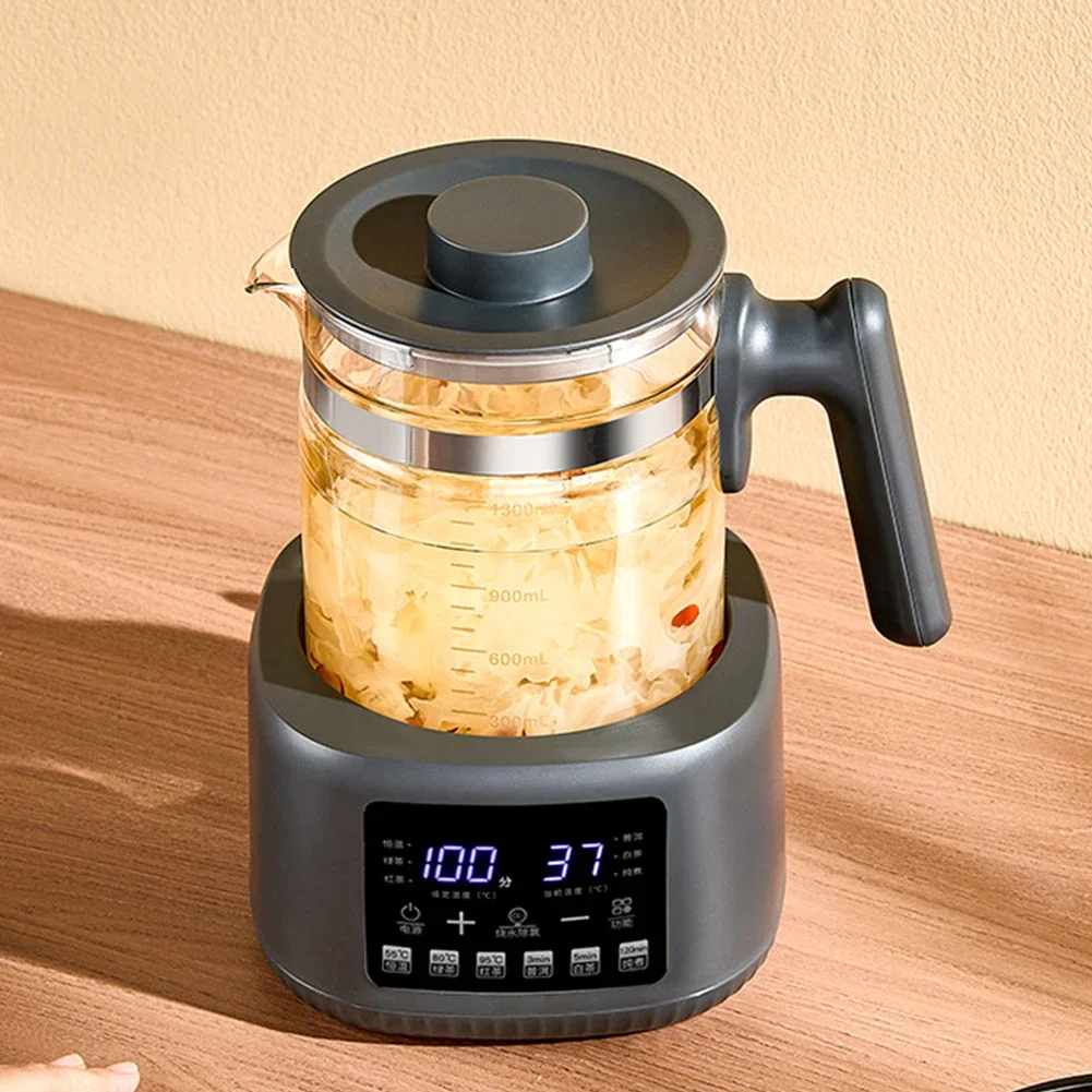 ماكينة صنع الشاي بالبخار أوتوماتيكية بالكامل، إبريق شاي كهربائي حديث، تحكم ذكي في درجة الحرارة، مجموعة تحضير الشاي المنزلية لسطح المكتب #1
