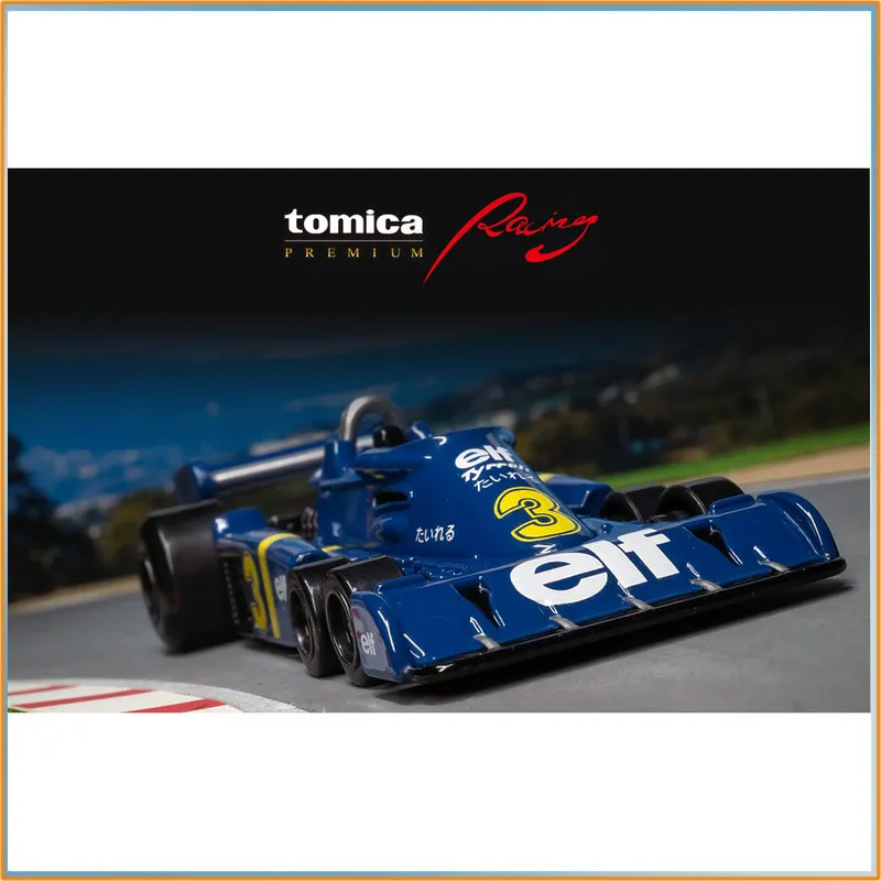 Genuine Tomica Premium Racing Tpr Tyrrell P34 1976 Swedish Japanese Gp Winner, 6-Wheeler Die-Cast Alloy Car Model Toy Gift