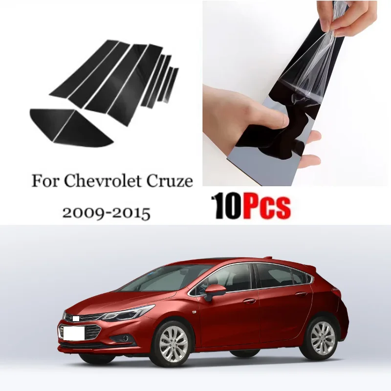 

Suitable for Chevrolet Cruze 2014-2015 Window Trim Strips Gloss Black Center Post