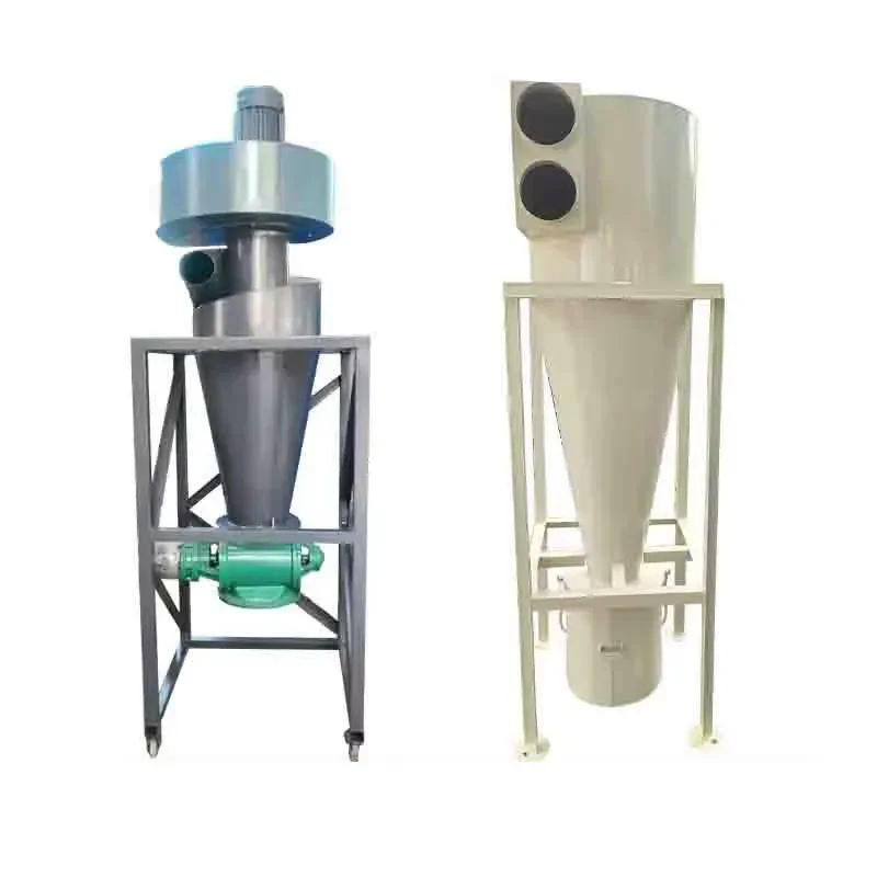 High-efficiency cyclone separator for plastic dust recovery
