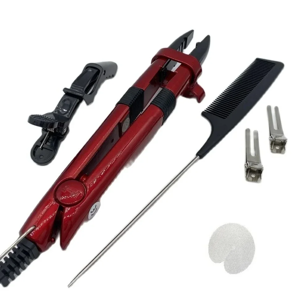 

（Big disount）Portable Nano Hair Extension Temperature Controllable Heating Iron Heat Keratin Hair Extensions Tools Mini Iron Fus