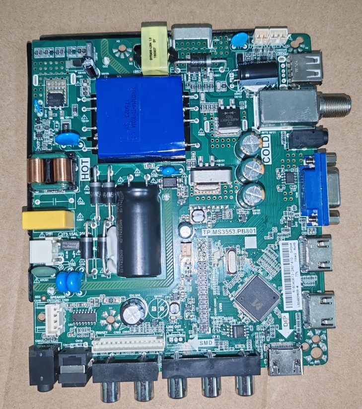 

TP.MS3553.PB801 Чип MSD3553 на материнской плате телевизора 3-в-1 для 1920x1080 LSC480HN06-W 75W 540MA