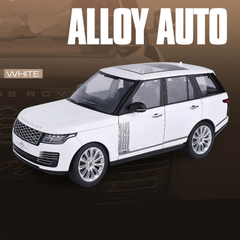 XMD 1/18 Land Range Rover Legierung Auto Modell Druckguss Metall Offroad-Fahrzeuge Auto Modell Sound Licht Simulation Sammlung Kinder Spielzeug Geschenk 7