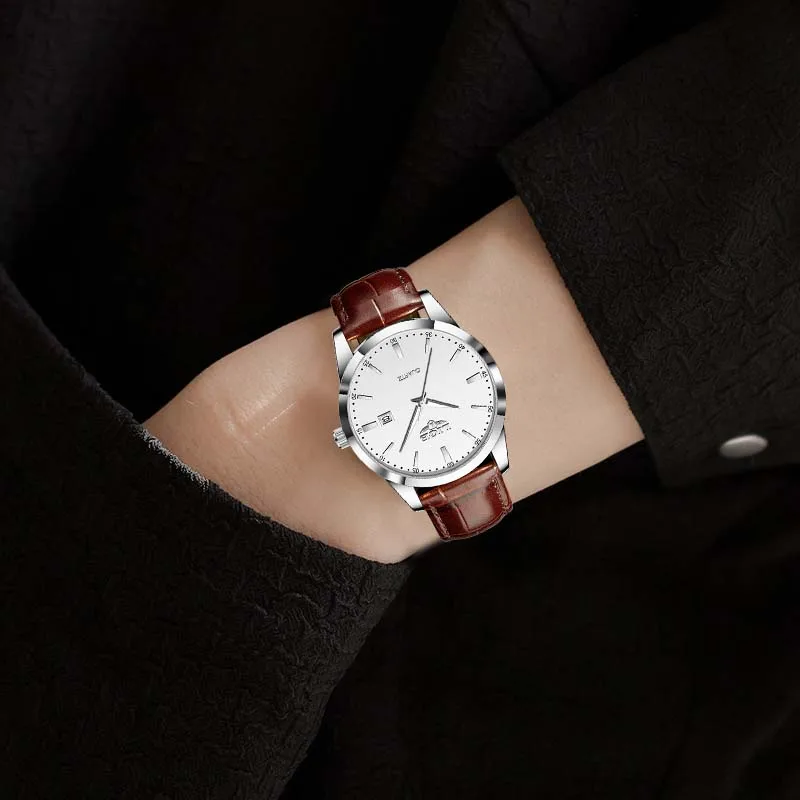 LIGE Luxury Women's Watch Fashion Casual Leather Strap Quartz Wristwatch Ladies Waterproof Date Business Clock Reloj De Mujer