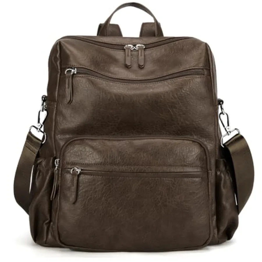 

Модный женский рюкзак из мягкой кожи, сумка-рюкзак для женщин, дорожная сумка через плечо, повседневная сумка.