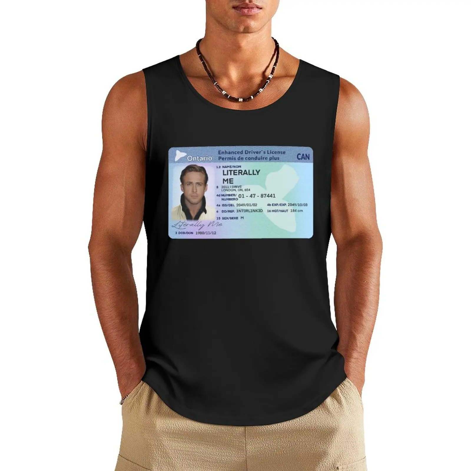 

Ryan Gosling, Literally Me Meme Tank Top Men's gym clothing gym t-shirts summer clothes man 2025
