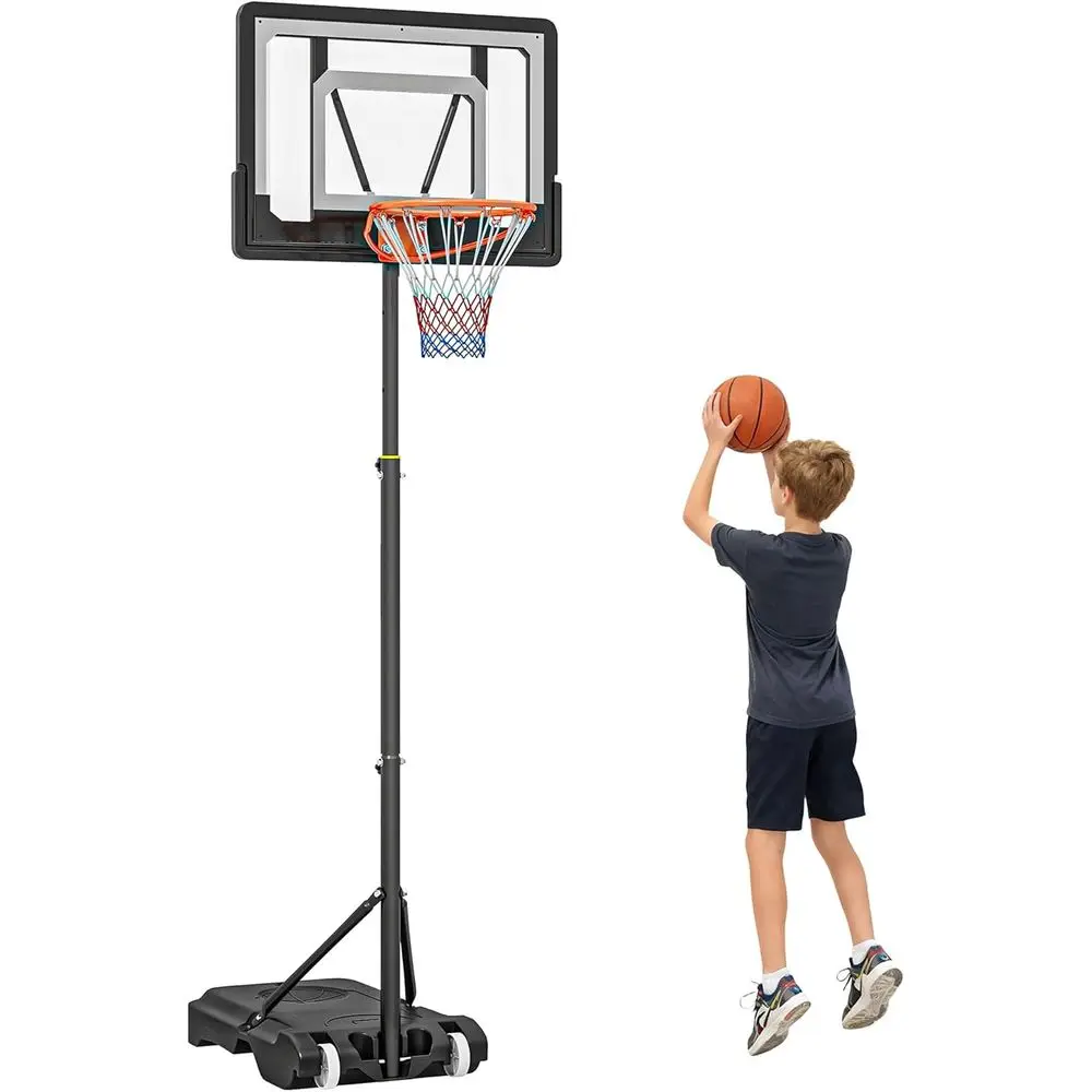 

Adjustable Height 33 Backboard Basketball Goal - Outdoor/Indoor Use