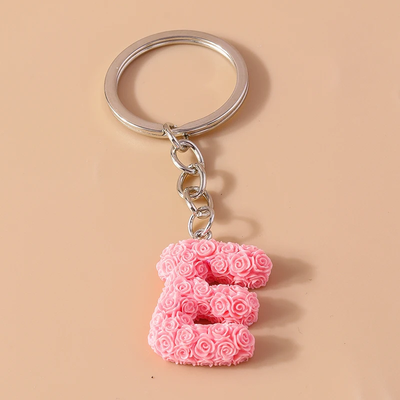 Modische, bunte 26 Buchstaben-Anhänger A-Z für Schlüsselanhänger, Handtaschenanhänger, Schlüsselringe, DIY-Schmuckzubehör für Damen und Herren – Detail 8