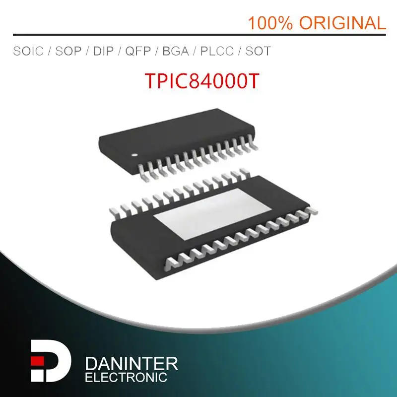 

TPIC84000T TPIC84000TPWPRQ1 TPIC84000 Новый импортный оригинальный HTSSOP28 2 шт./лот