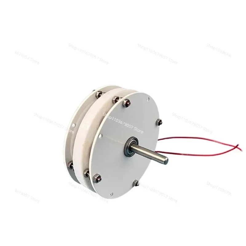 80 micro disc coreless permanent magnet generator, high efficiency mini, low speed and low resistance