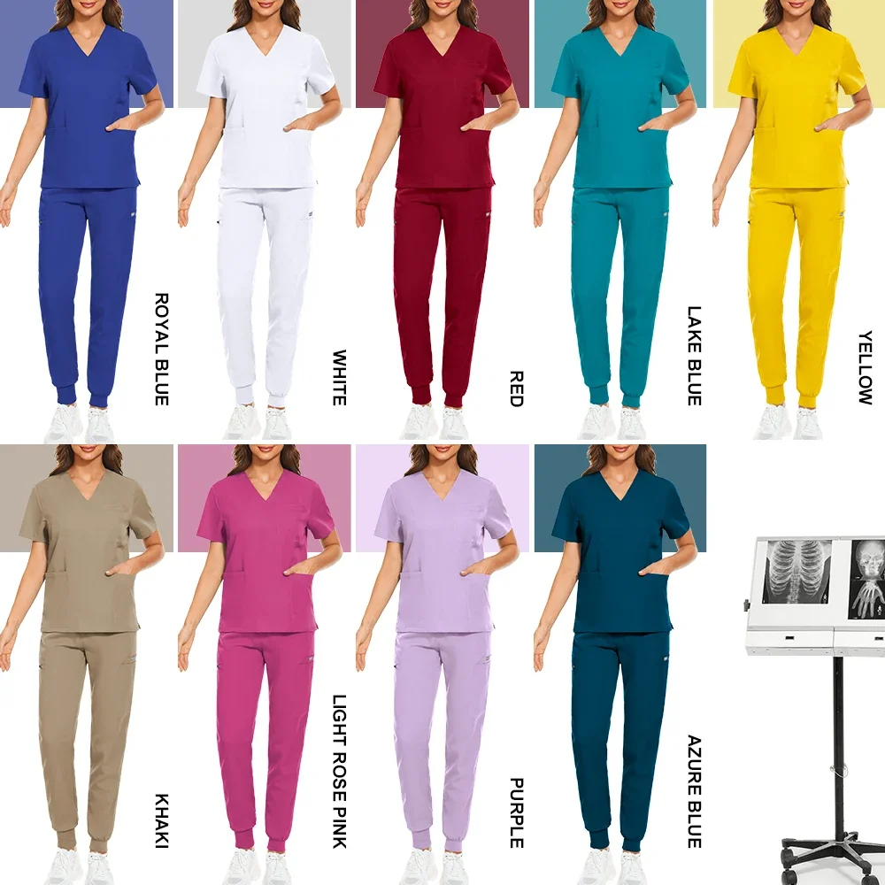 مجموعات الملابس الجراحية الطبية ، اكسسوارات ممرضة ، عيادة الأسنان ، مختبر بيطري ، فرك موحدة ، صالون تجميل ، تنظيف