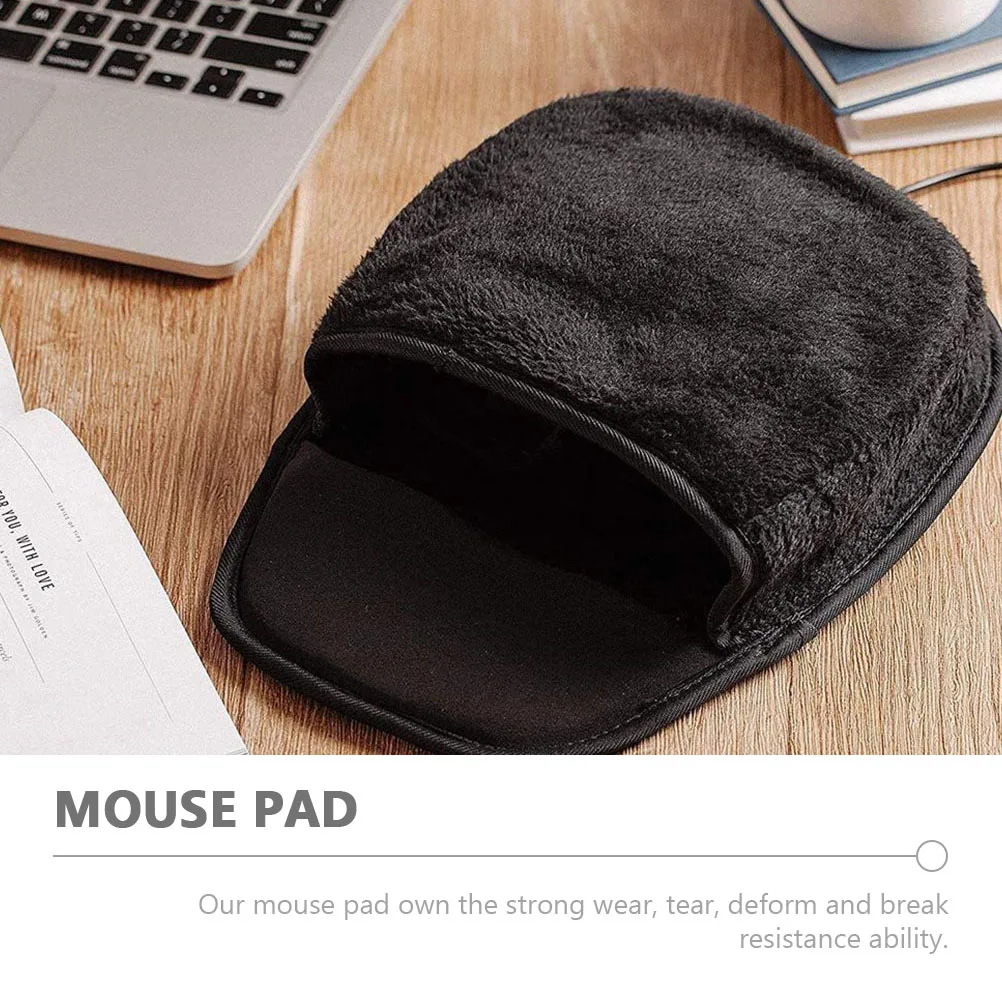

BCOATH USB Heated Mouse Pad with 3 Speed Adjustable Warm Desk Cushion for Office Home Winter Use