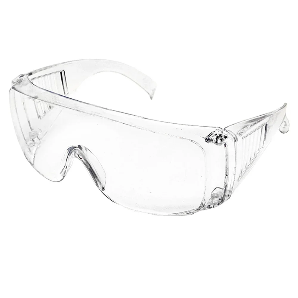 1pc Safety Transparent Glasses Anti Fog Goggles Vented Sides Shields PC Frame Spectacles for Riding Lab Labor Protection