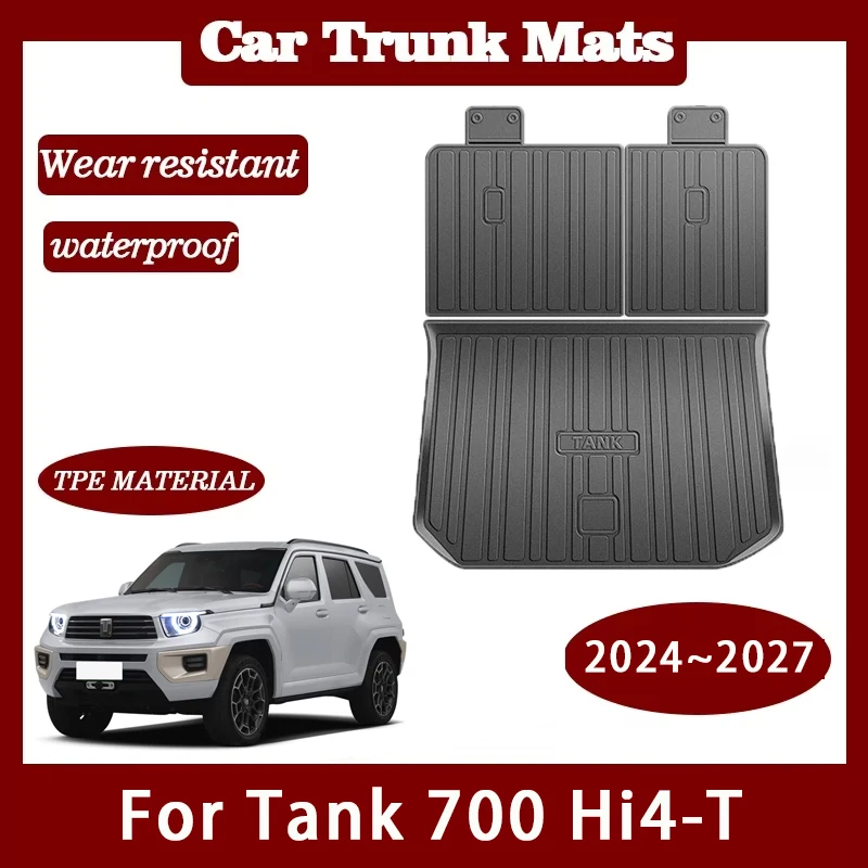 

Car Trunk Mats For Tank 700 Hi4-T 2024 2025 2026 2027 Anti-dirty Anti-dirty Storage Pads Cargo Cover Inner Auto Accessories