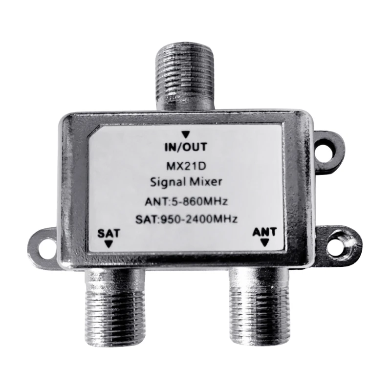 Divisor combinador sinal satélite digital durável, operação bidirecional fácil instalação