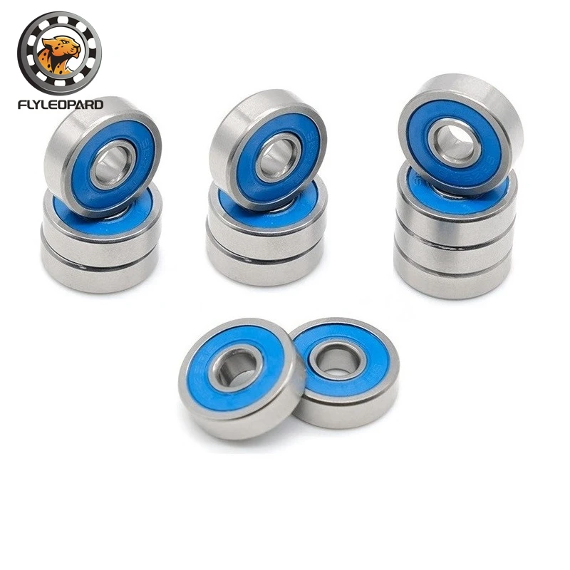 

695RS Bearing 10PCS 5x13x4 mm ABEC-7 Hobby Electric RC Car Truck 695 RS 2RS Ball Bearings 695-2RS Blue Sealed