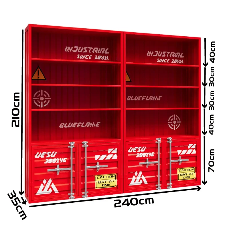 

custom.Vintage Heavy-Duty Industrial Display Rack Commercial Metal Shelving Bar Restaurant Coffee Shops Store Showcase
