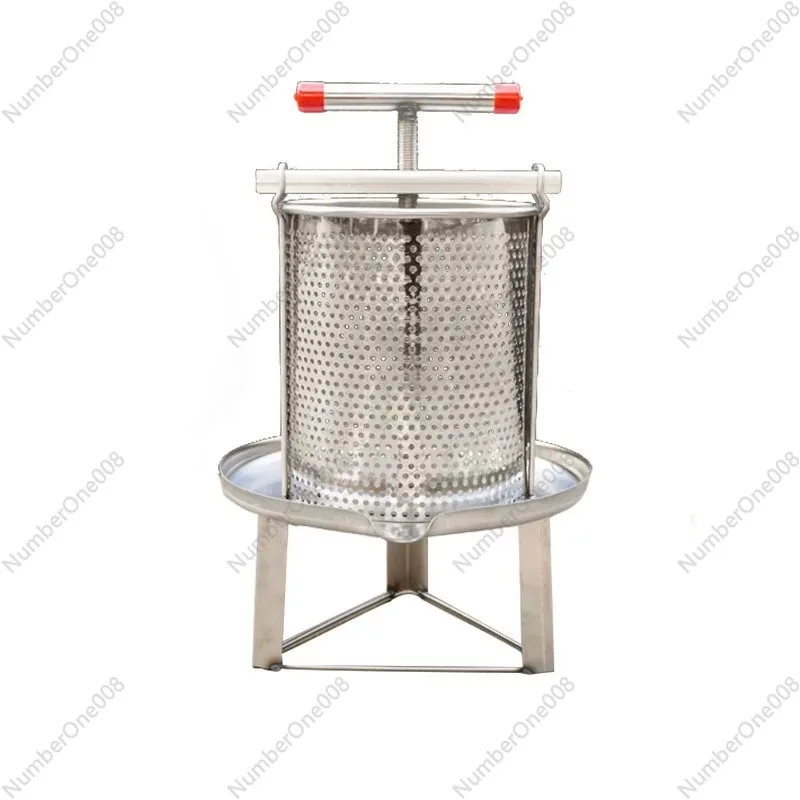 Honey Press Honeycomb Presser Stainless Steel Honey Extractor Fruit Wine Press Nature Juice Make Machine Beekeeping Equipment