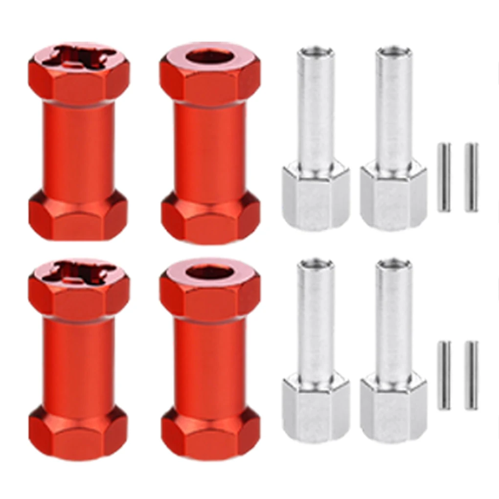 15/20/25mm 4PCS Mettal Wheel Hex Mount Hex Extension combinatore accoppiatore per 1/10 Axial SCX10 RC Car Upgrade Part