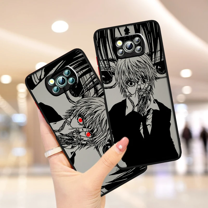 Tokyo Ghoul Cool Comic Art Frosted Translucent For Xiaomi Mi Poco X5 X4 X3 M6 M5S M5 M4 M3 F5 F4 F3 F6 Pro 5G Back Phone Case