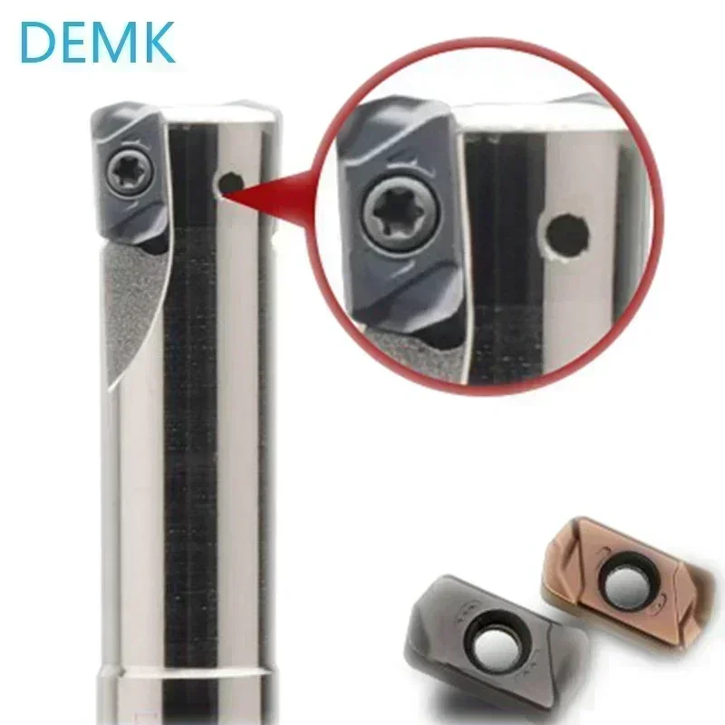 Suporte de Fresagem Dupla Face de Alimentação Rápida Série Exn03r para Lnmu0303 Lnmu0303zer Inserções de Carboneto de Alumínio Cnc Fresa Facial