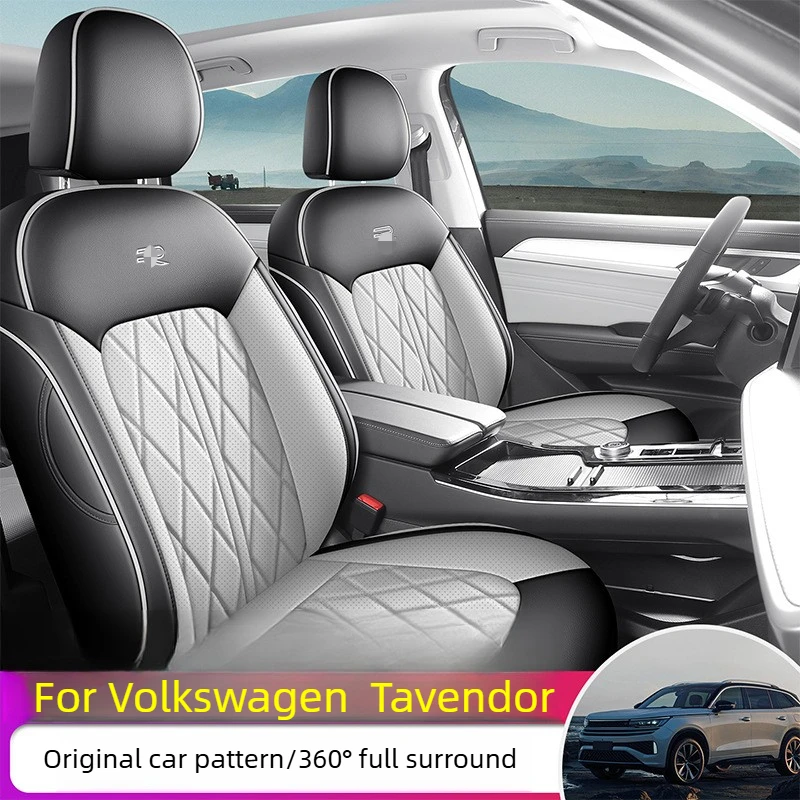 Custom Fit Car Special Seat Cover For Volkswagen VW Tavendor 2023-2026 Car Seat Cover Full Set Top Quality Leather Accessories