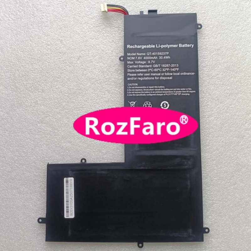 RozFaro QT-40159237P NV-3270145C-2S For DICLE Cilckbook D15 D15E D17 Laptop Battery For Morsiner A15S For EXO Smart XL2 F1345