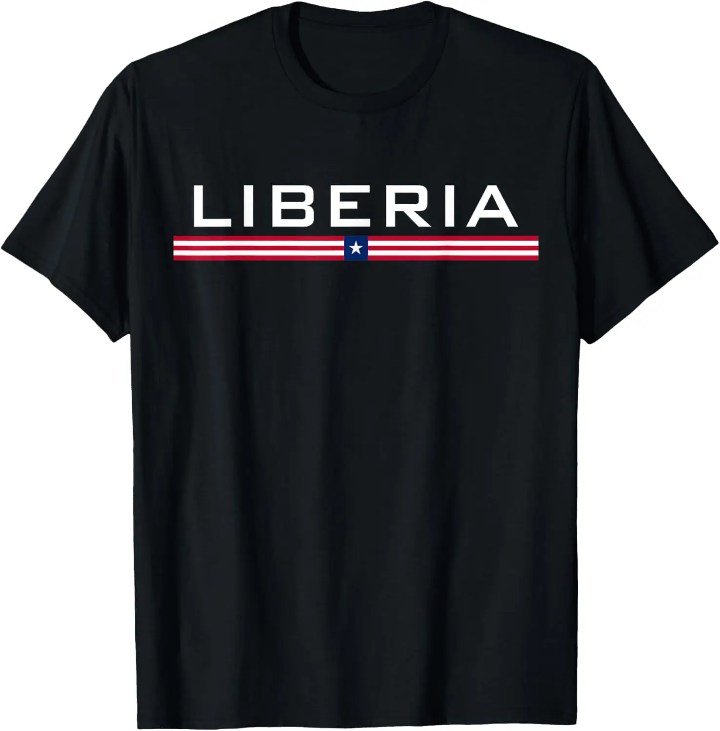 

LIBERIA FLAG LIBERIAN SPORTS ATHLETIC TEAM JERSEY T-Shirt