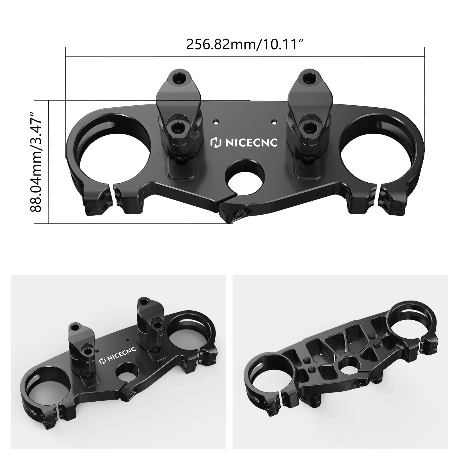 For KTM EXC 300 EXC250 XCW300 EXCF350 Husqvarna TE 300 TE250 FE350 FE450 GasGas EC300 EC250 Adjustable Top Triple Tree Clamp Kit