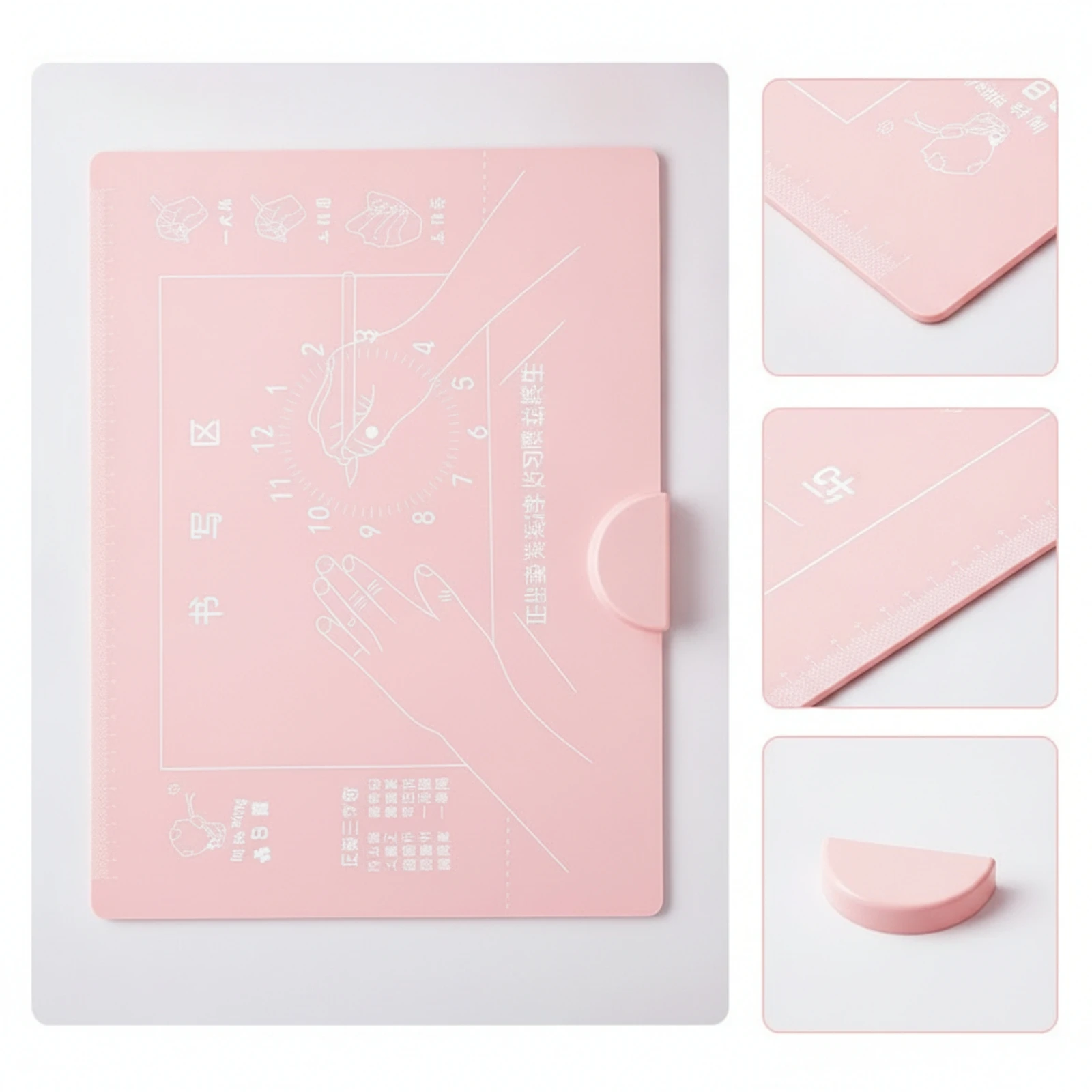 writing-board-with-silicone-support-rounded-corner-desk-posture-aid-with-support-desktop-writing-board-comfortable-sturdy