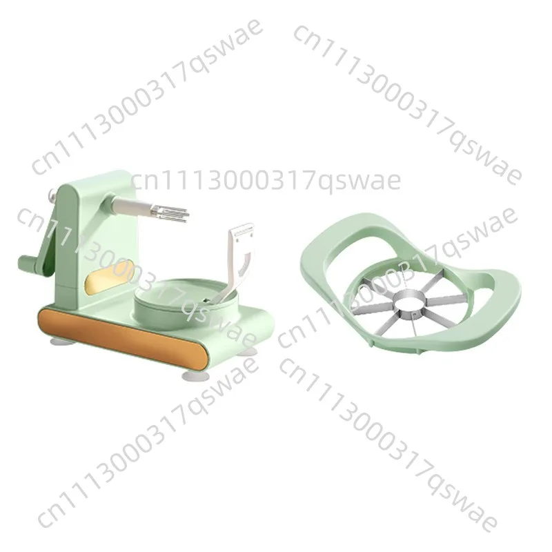 Three-in-one multifunctional peeler, fruit and vegetable spiral slicer, kitchen hand crank